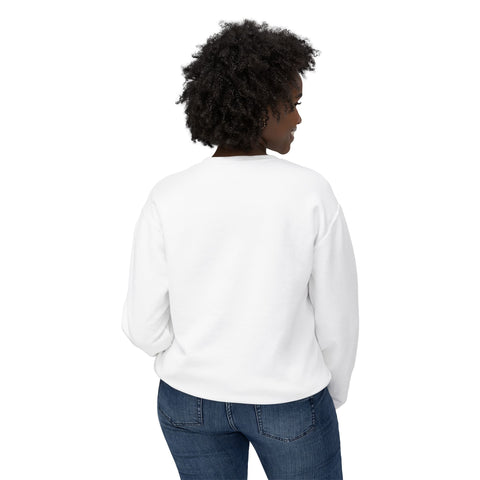 Crewneck Sweatshirt — Minimal White Lightweight Pullover