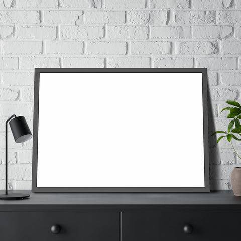 Framed Poster Print – Minimal Black Frame Wall Art