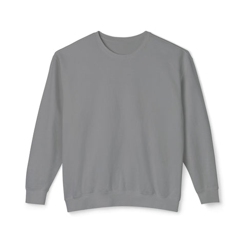 Crewneck Sweatshirt — Minimal White Lightweight Pullover