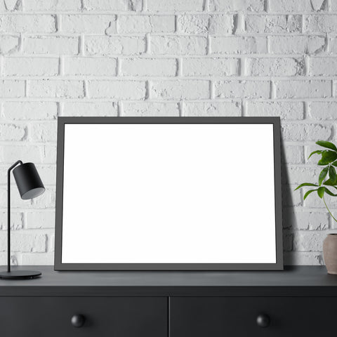 Framed Poster Print – Minimal Black Frame Wall Art