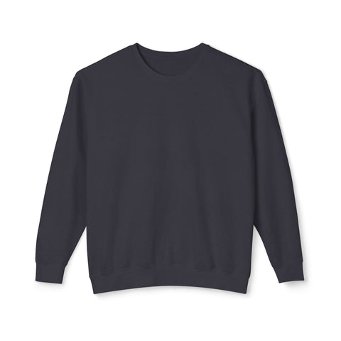 Crewneck Sweatshirt — Minimal White Lightweight Pullover