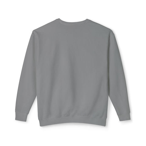 Crewneck Sweatshirt — Minimal White Lightweight Pullover