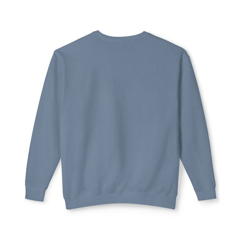 Crewneck Sweatshirt — Minimal White Lightweight Pullover