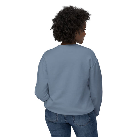 Crewneck Sweatshirt — Minimal White Lightweight Pullover