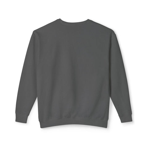 Crewneck Sweatshirt — Minimal White Lightweight Pullover