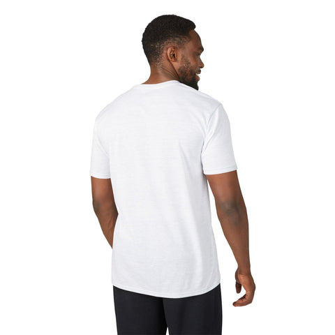 White Performance T-Shirt — Lightweight Moisture-Wicking Athletic Tee