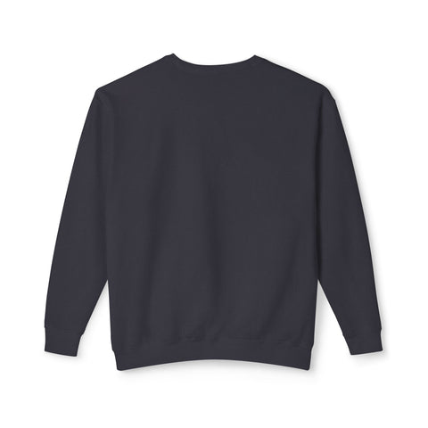 Crewneck Sweatshirt — Minimal White Lightweight Pullover
