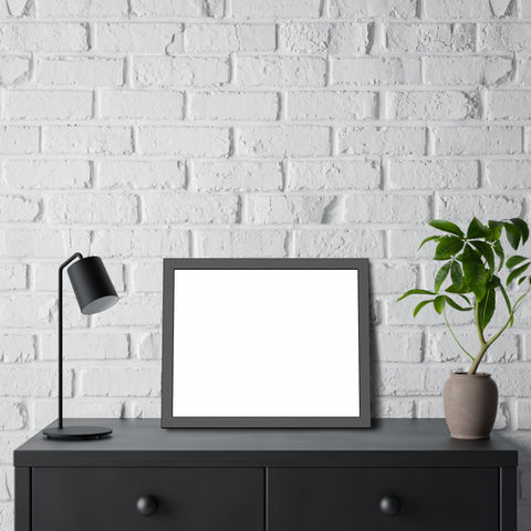 Framed Poster Print – Minimal Black Frame Wall Art