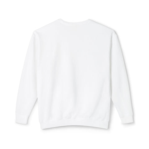 Crewneck Sweatshirt — Minimal White Lightweight Pullover
