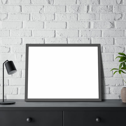 Framed Poster Print – Minimal Black Frame Wall Art