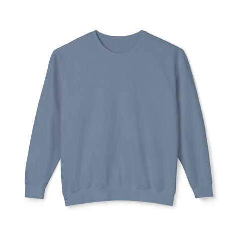 Crewneck Sweatshirt — Minimal White Lightweight Pullover