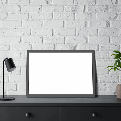 Framed Poster Print – Minimal Black Frame Wall Art