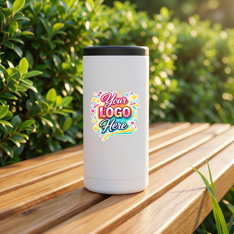 Sidekick Koozie - 12oz, Stainless Steel Tumbler, White