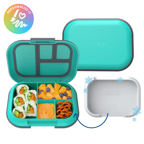 Bentgo Chill Kids Lunch Box - Electric Aqua (Personalized)