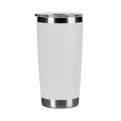 Riva Tumbler - 20oz, stainless steel, White EverCoat