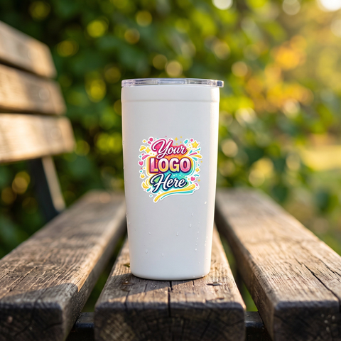 Viking Tumbler - 20oz, stainless steel, White