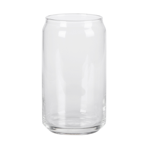 Sipper Glass - 16oz, glass, Clear, NO LID