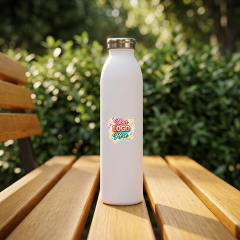 Vogue Water Bottle - 20 oz, stainless steel, White - 20oz